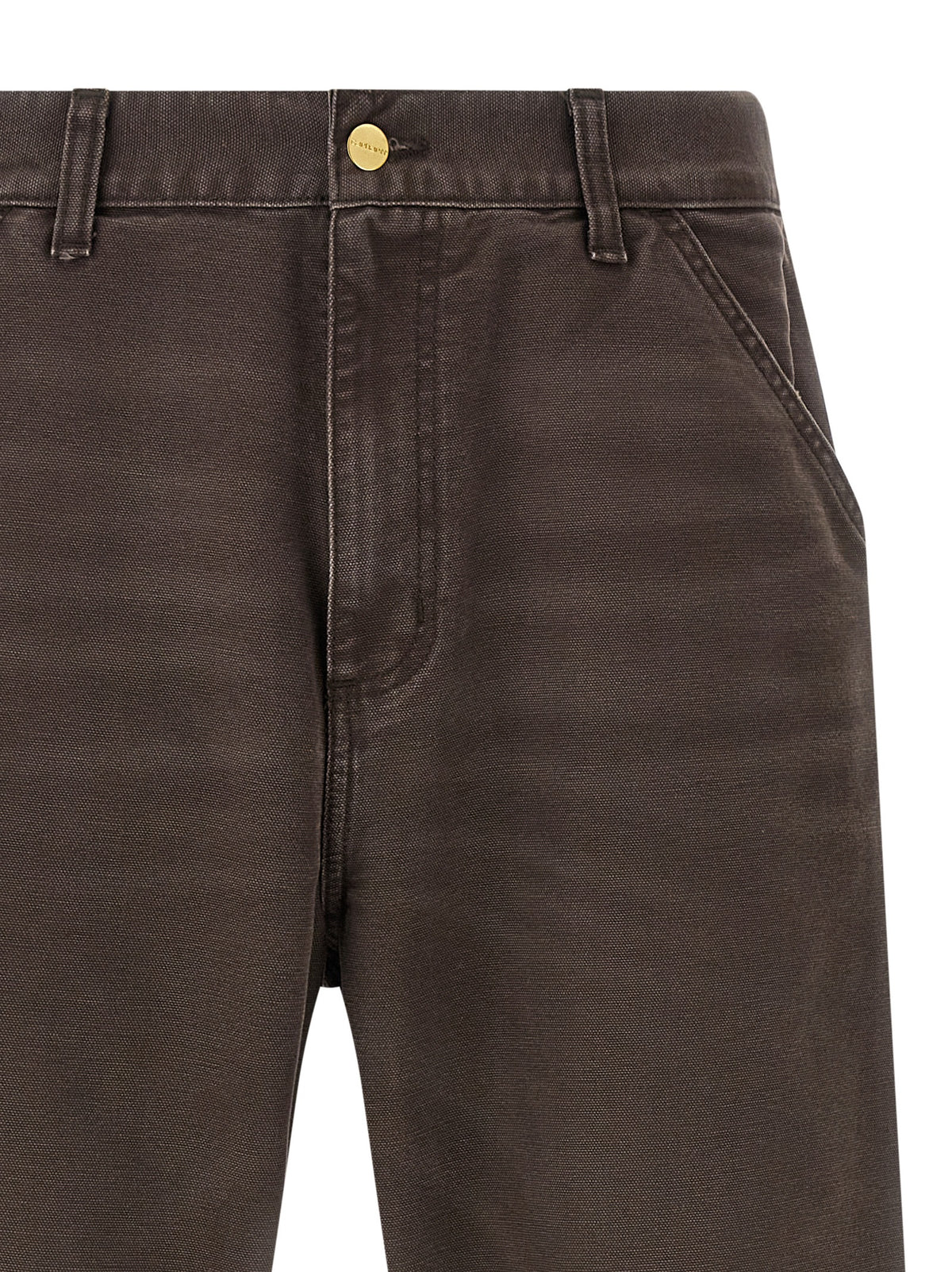 Carhartt Wip Brown Organic Cotton Casual Men's Pants