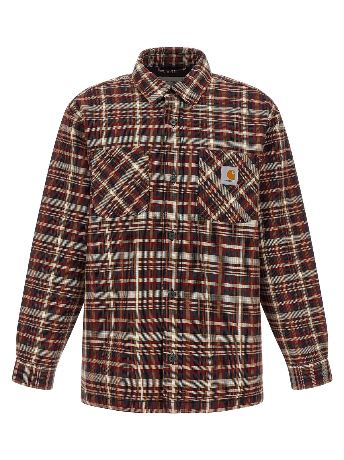 Carhartt Wip Red Cotton Pattern Men's Shirt
