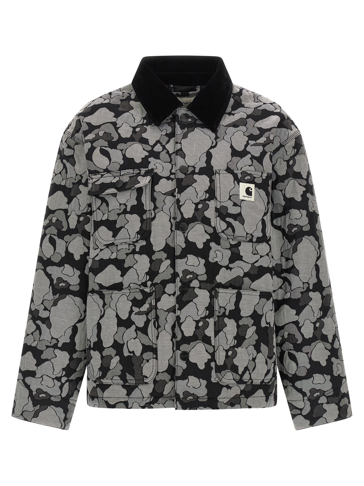 Carhartt Wip Gray Cotton Full-Length Women's Jacket