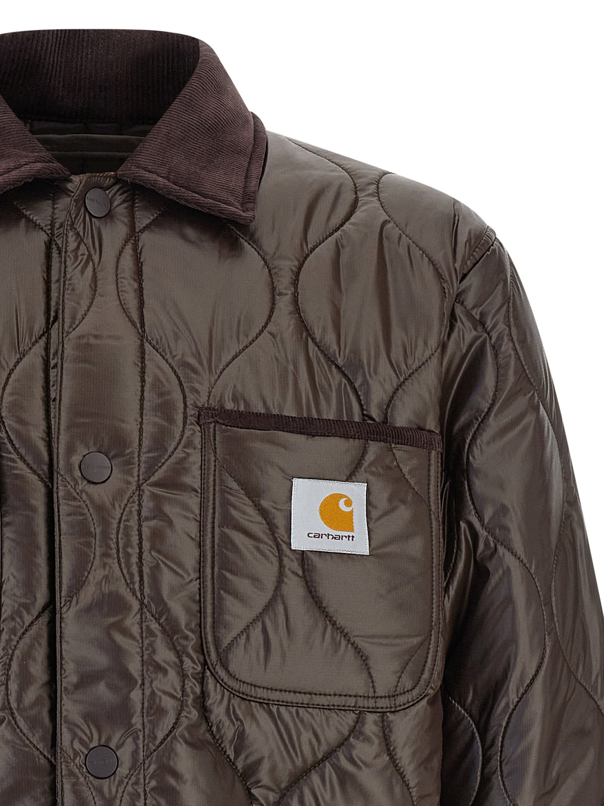 Carhartt Wip Brown Polyester Shell Men's Jacket