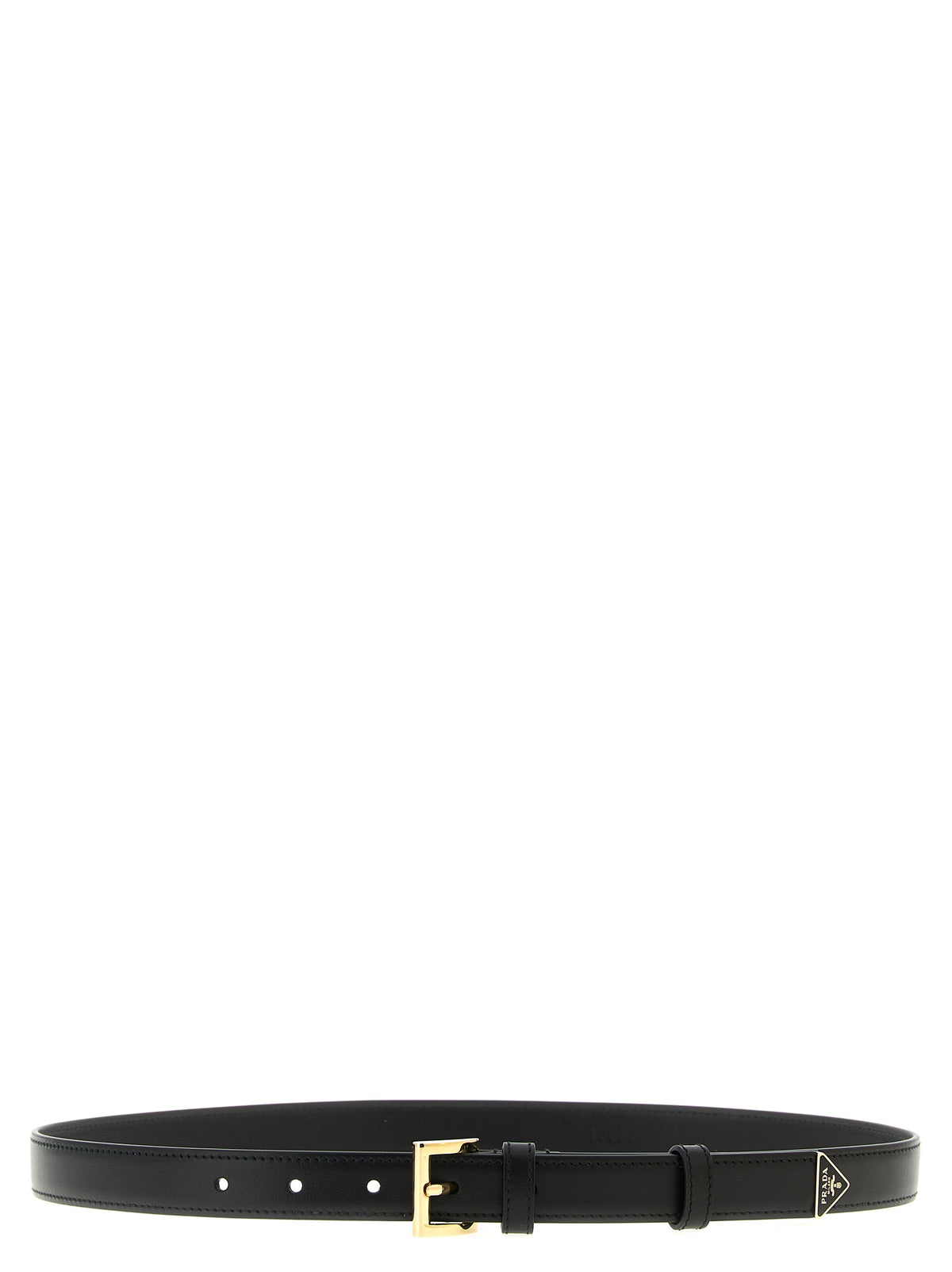 Prada Black Calfskin Regular Women's Belt