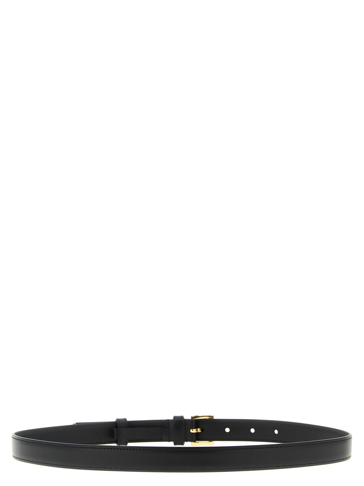 Prada Black Calfskin Regular Women's Belt