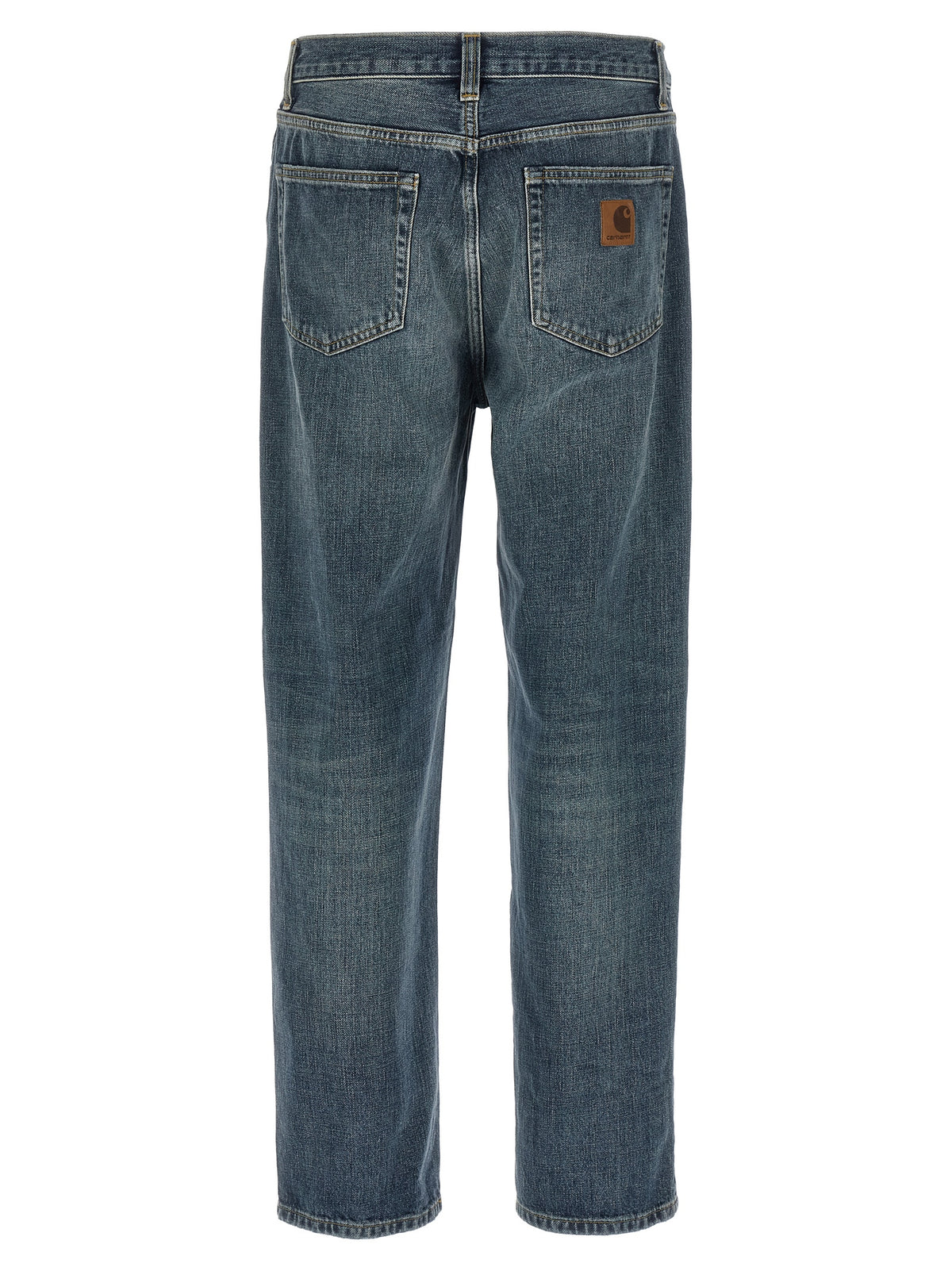 Carhartt Wip Blue Cotton Tapered Men's Jeans