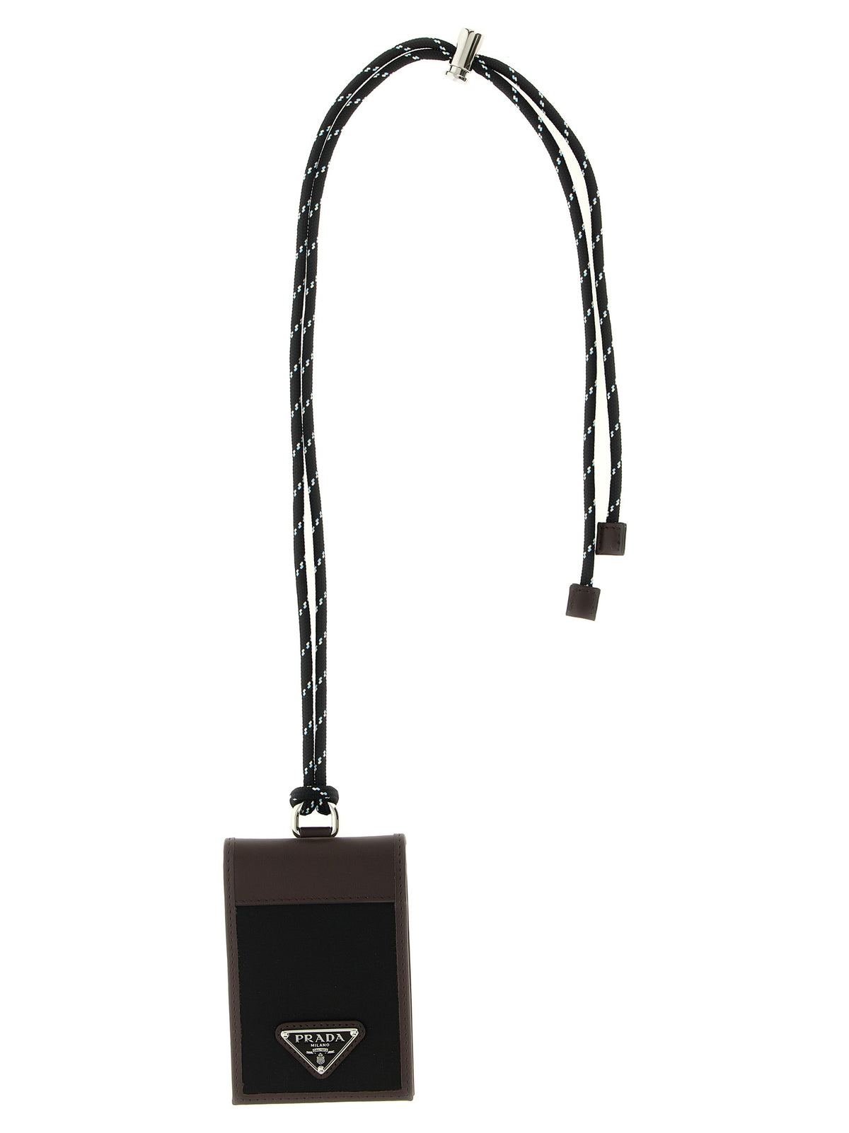 Prada Black Recycled Polyamide Men's Cardholder