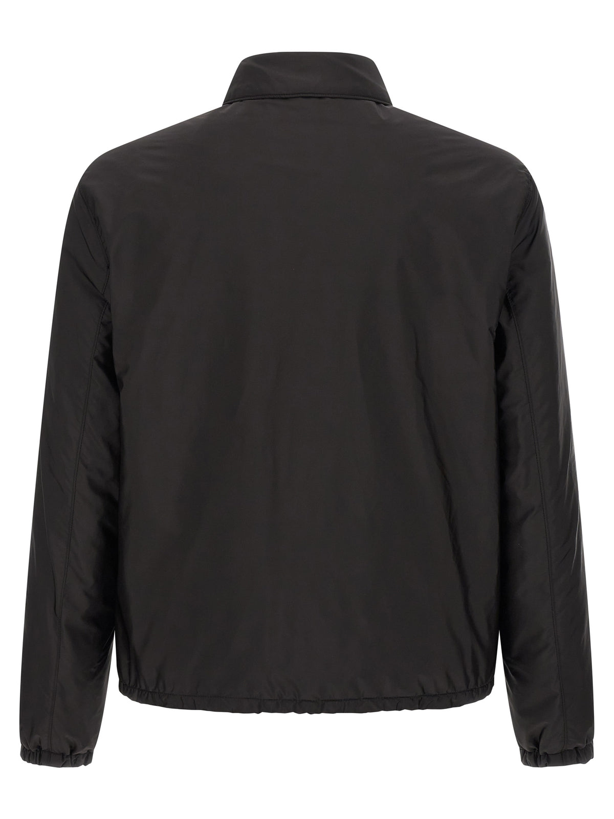 Prada Black Recycled Polyamide Full-Length Men's Jacket