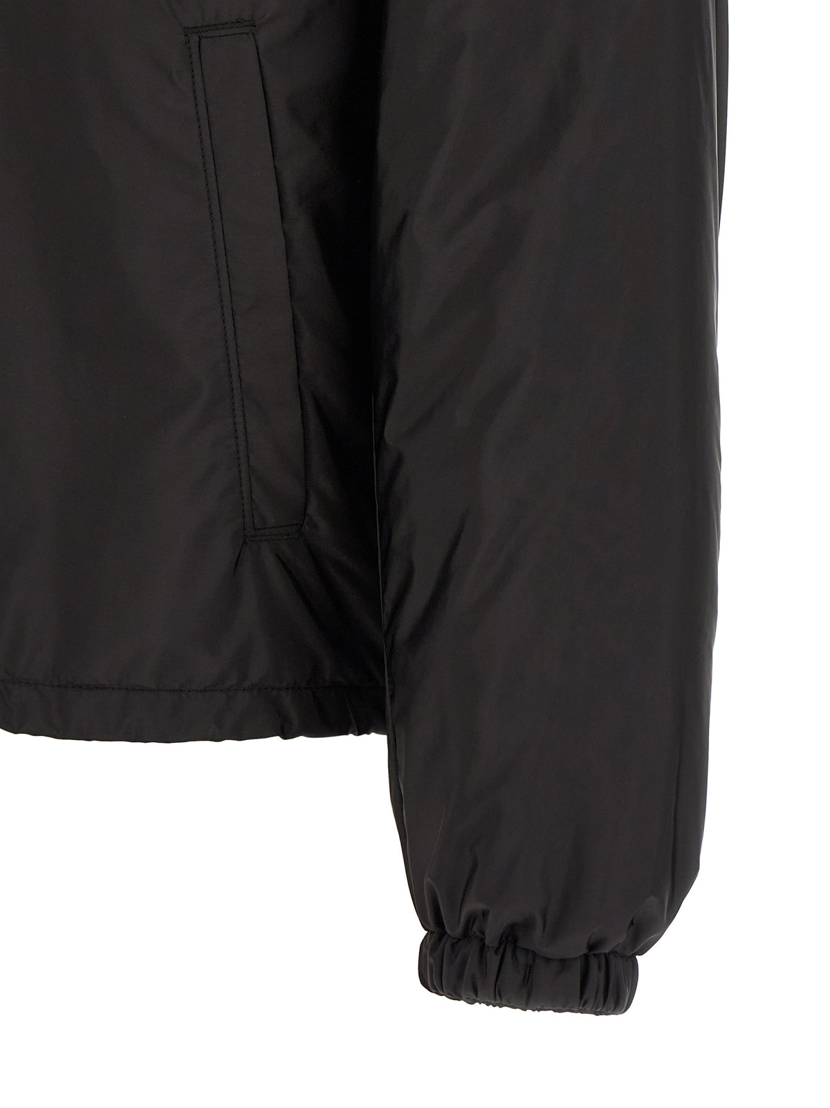 Prada Black Recycled Polyamide Full-Length Men's Jacket