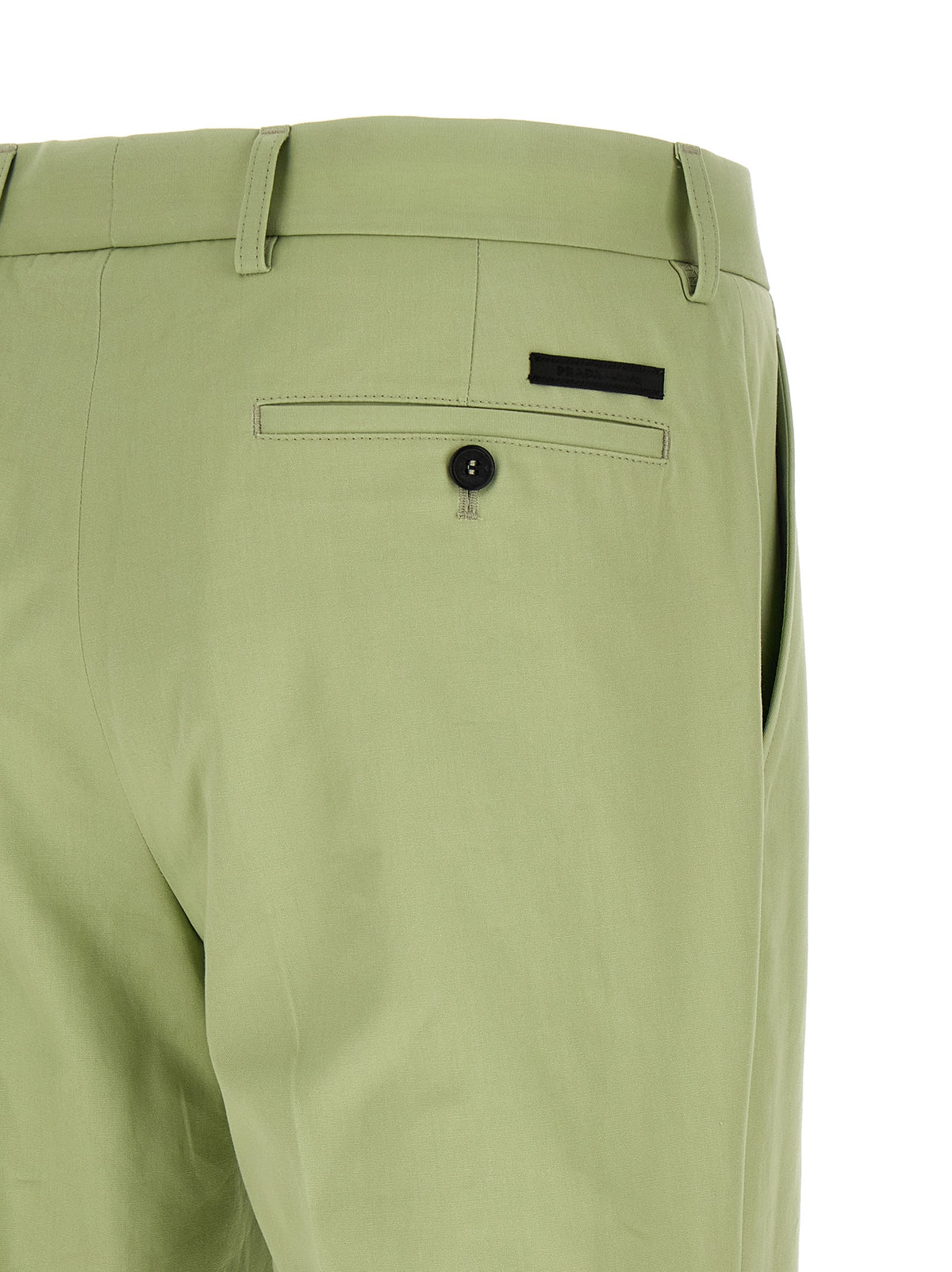 Prada Bicolor Cotton Casual Men's Pants