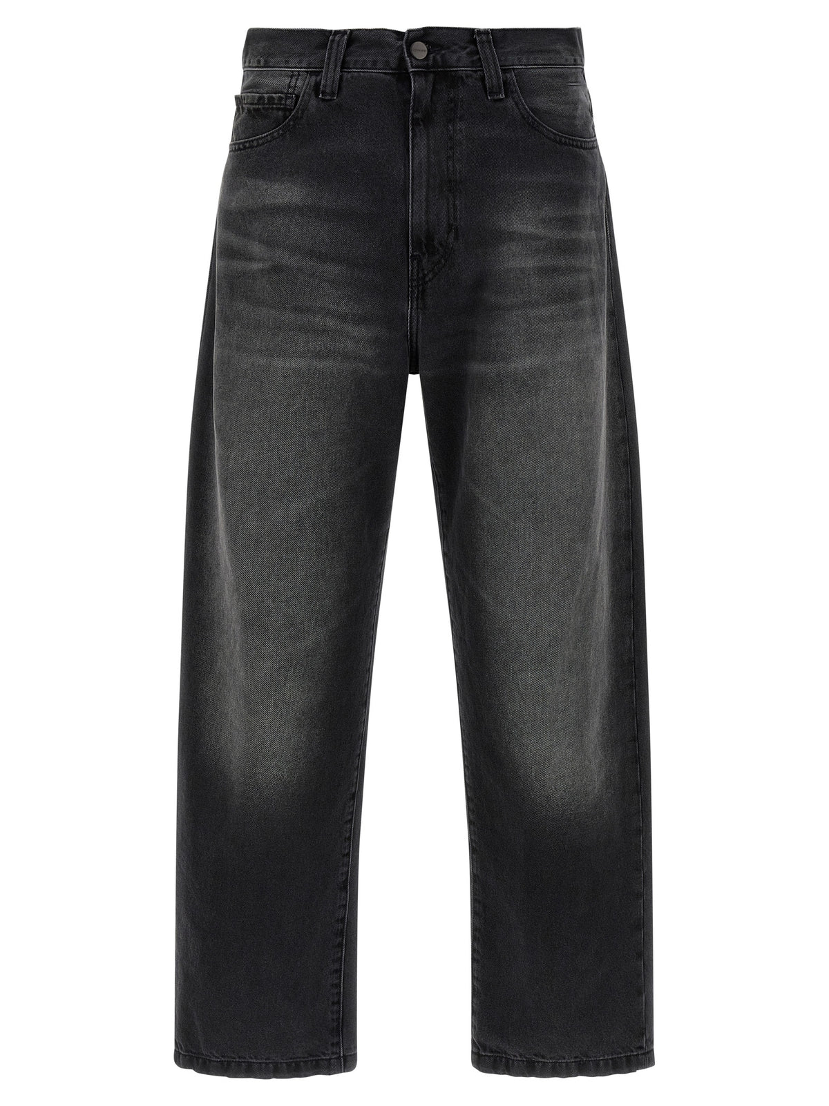 Carhartt Wip Black Cotton Jeans Men's Denim