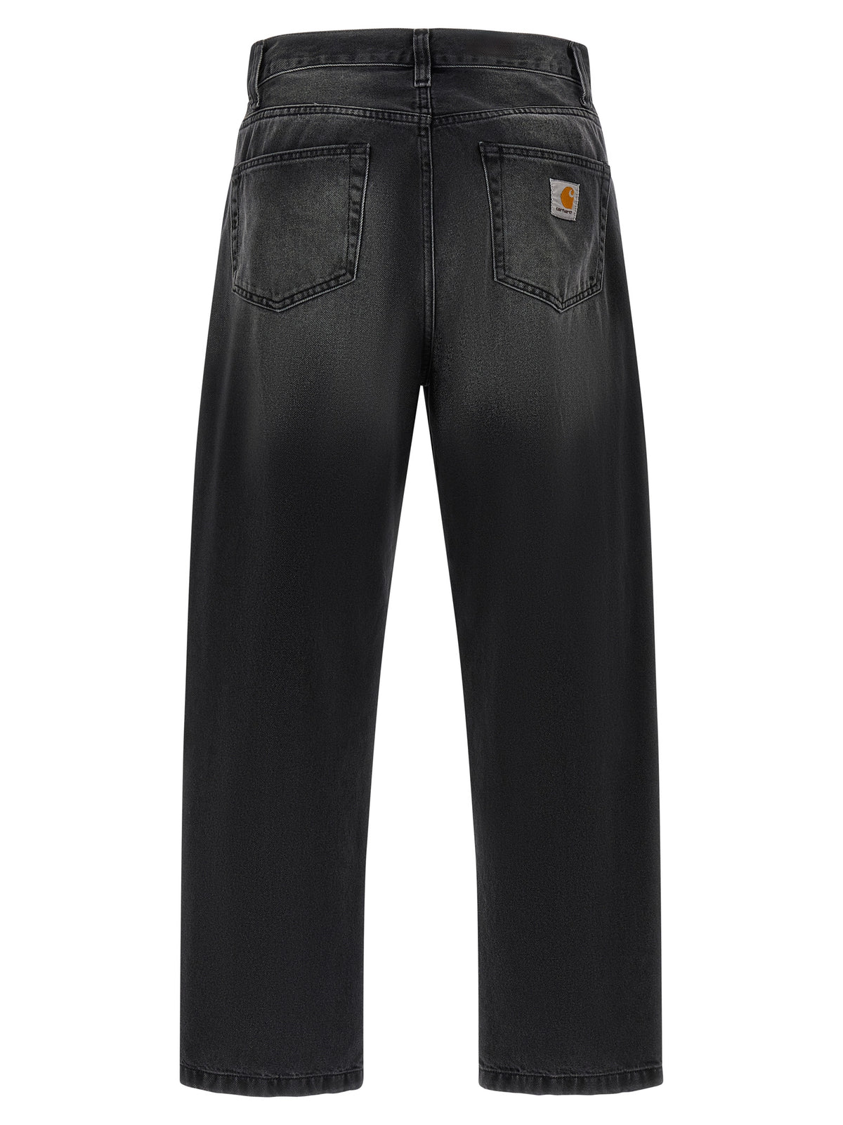 Carhartt Wip Black Cotton Jeans Men's Denim