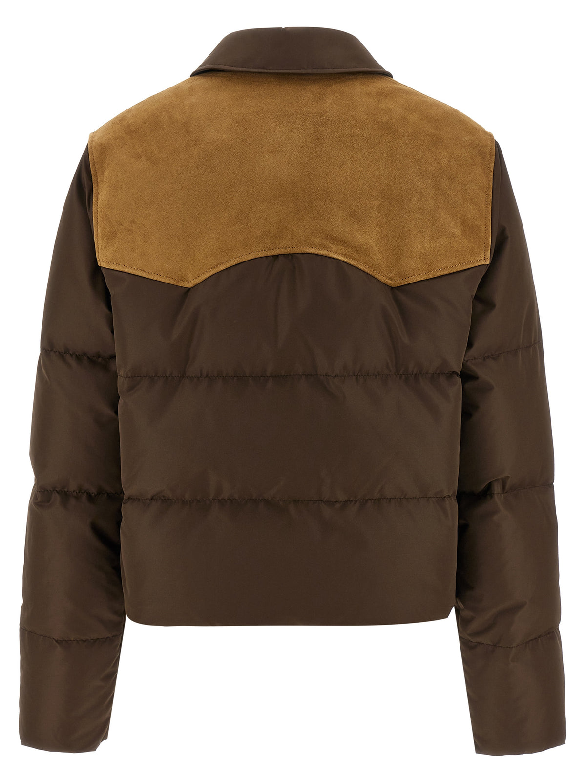 Miu Miu Brown Recycled Polyester Full-Length Women's Jacket