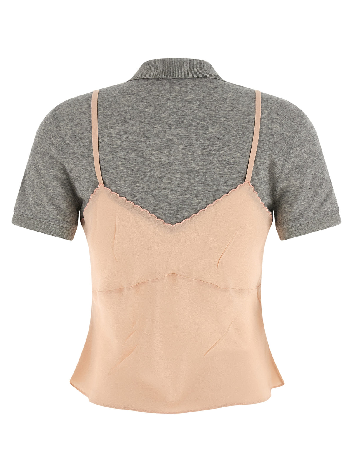 Miu Miu Multicolor Silk Shortsleeve Women's Shirt