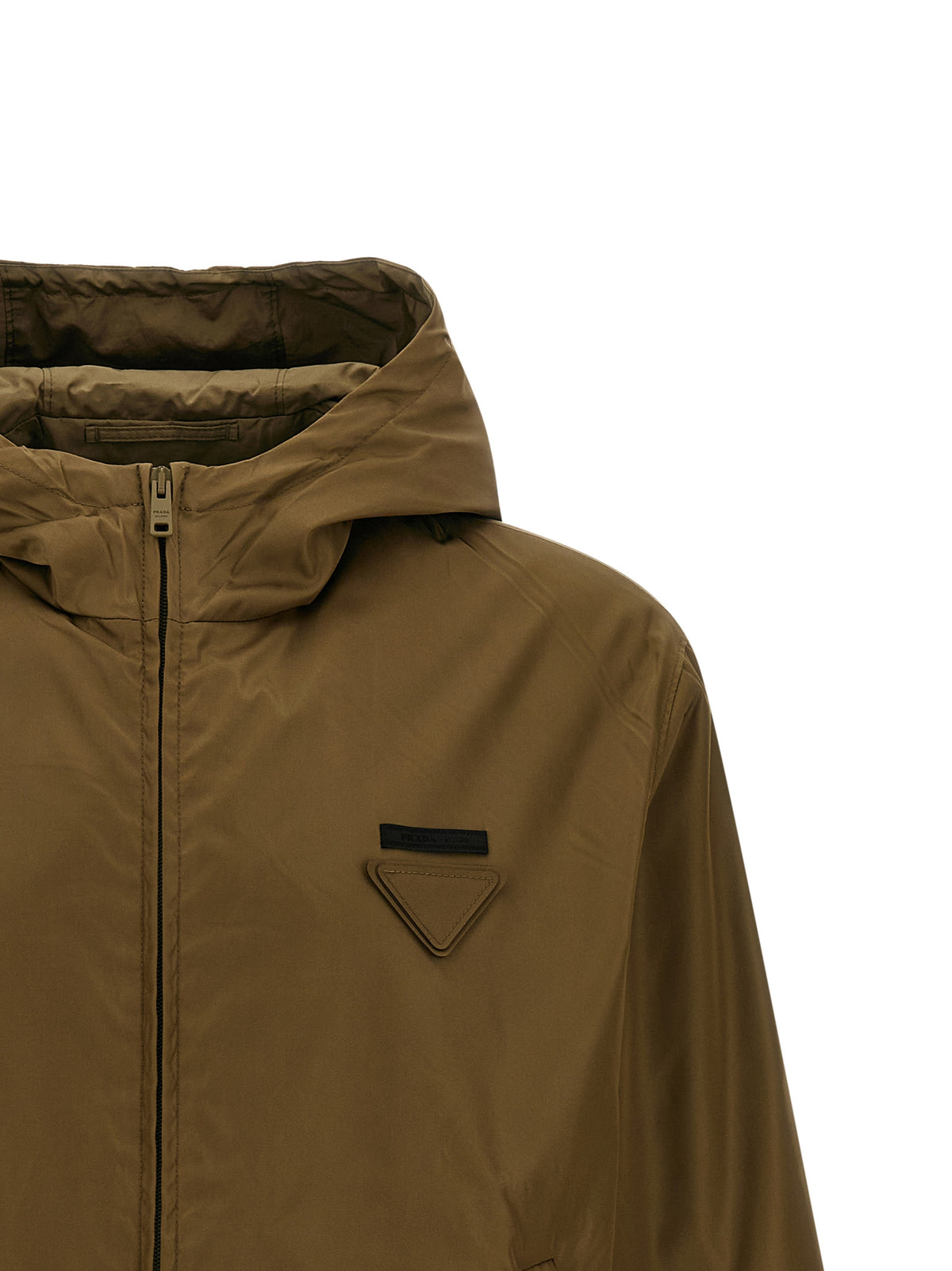 Prada Bicolor Polyamide Shell Men's Jacket