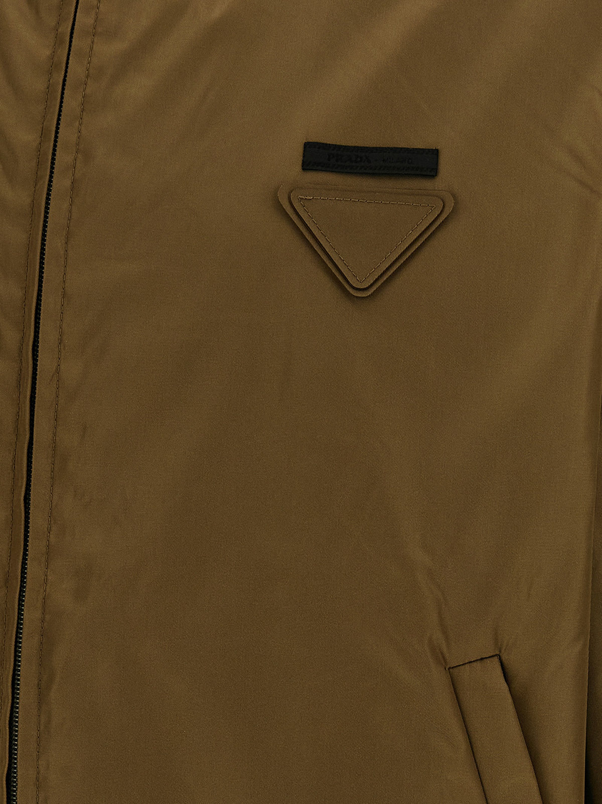 Prada Bicolor Polyamide Shell Men's Jacket