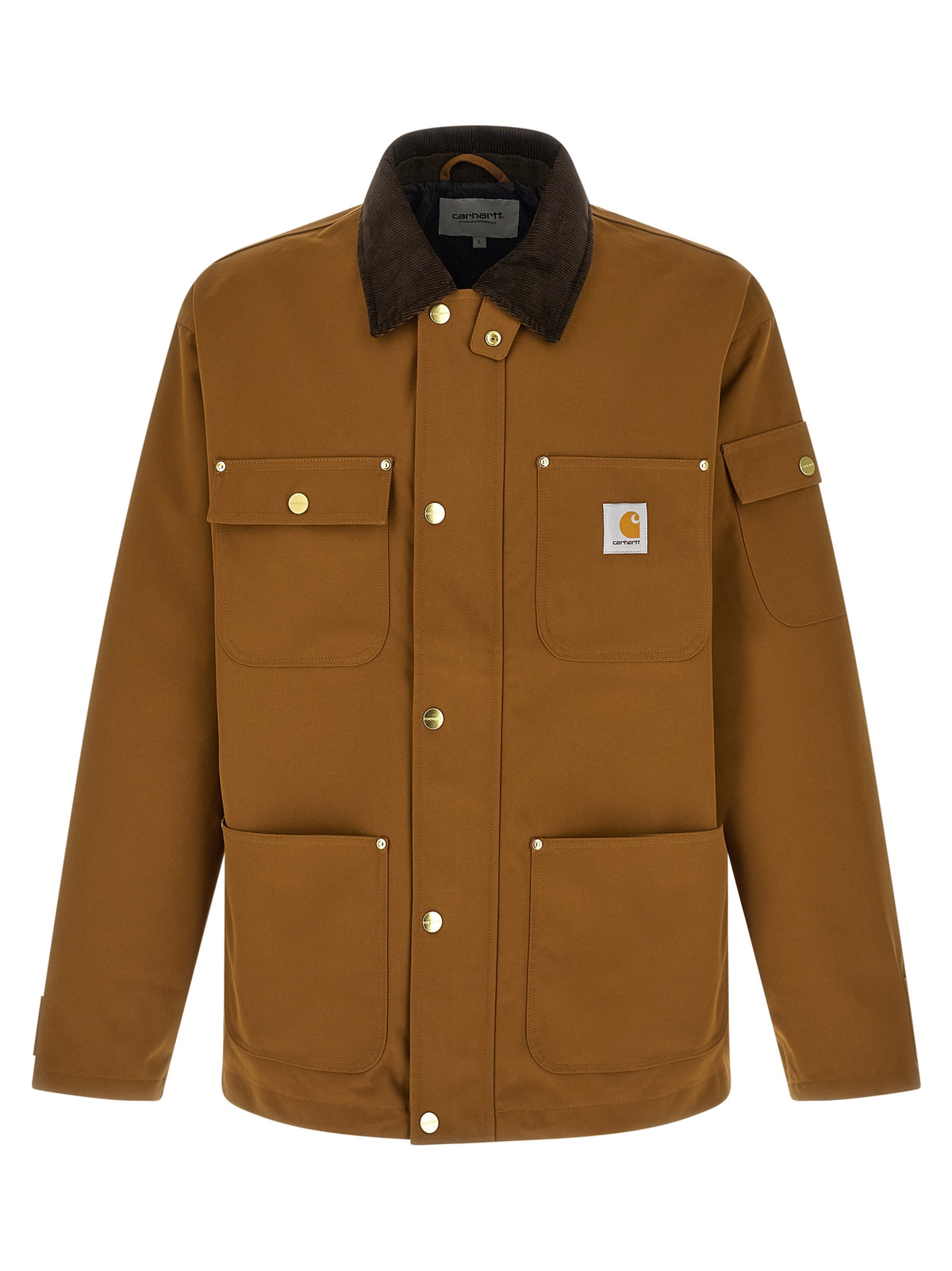Carhartt Wip Brown Nylon Full-Length Men's Jacket