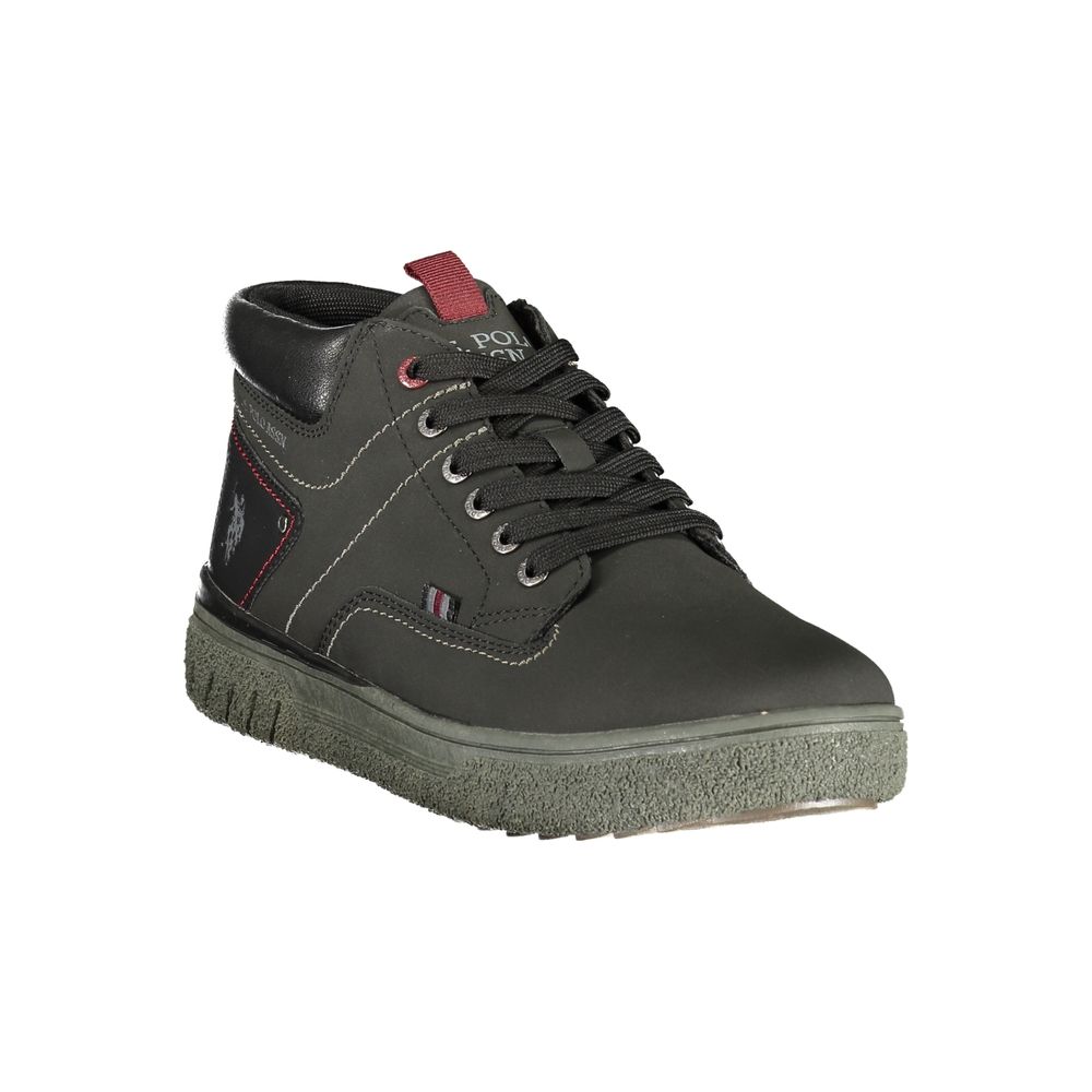 U.S. POLO ASSN. Black Polyurethane Men's Men's Sneaker