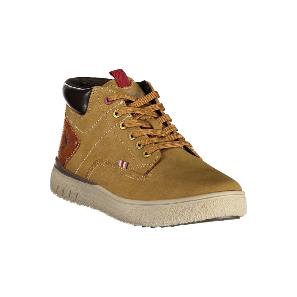 U.S. POLO ASSN. Brown Polyurethane Men's Men's Sneaker
