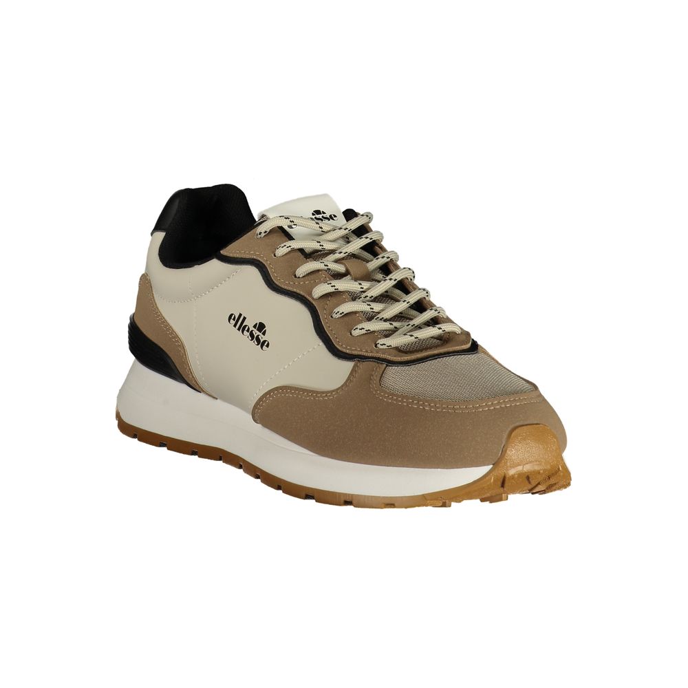 Ellesse Beige Fabric Men's Men's Sneaker