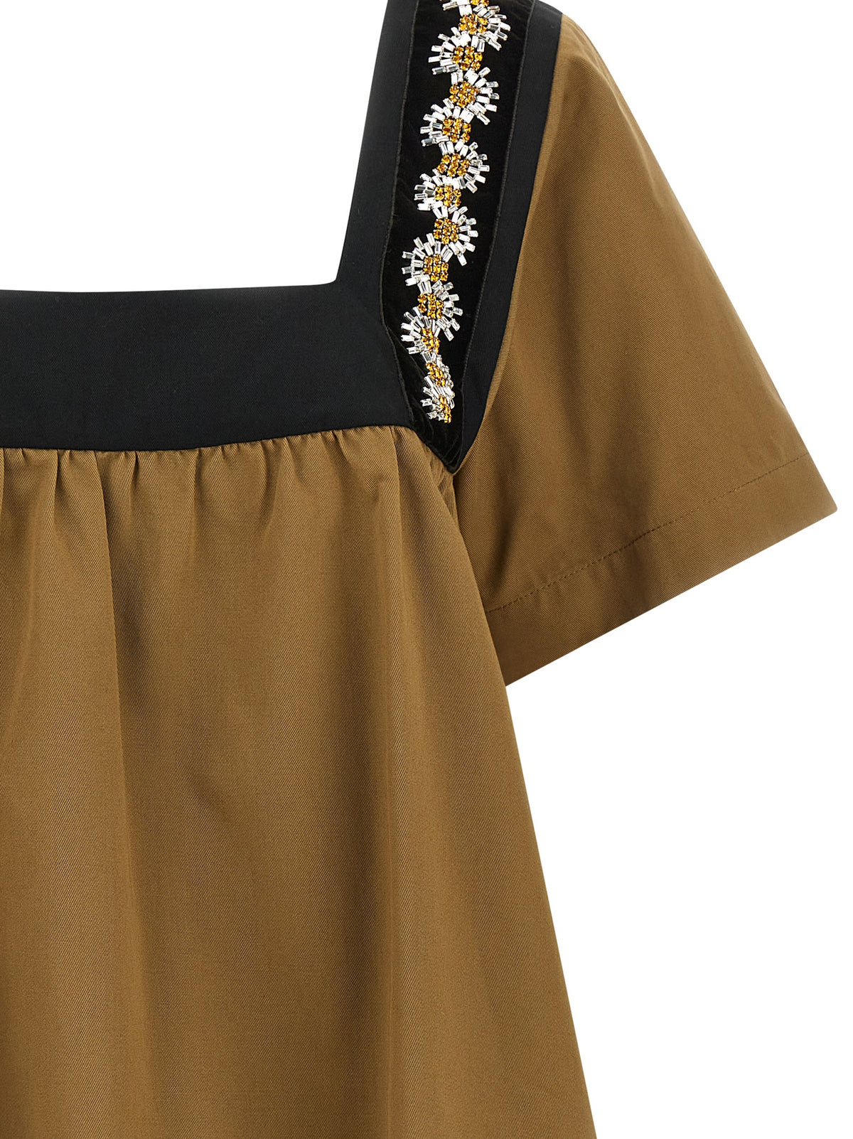 Prada Beige Cotton Women's Blouse
