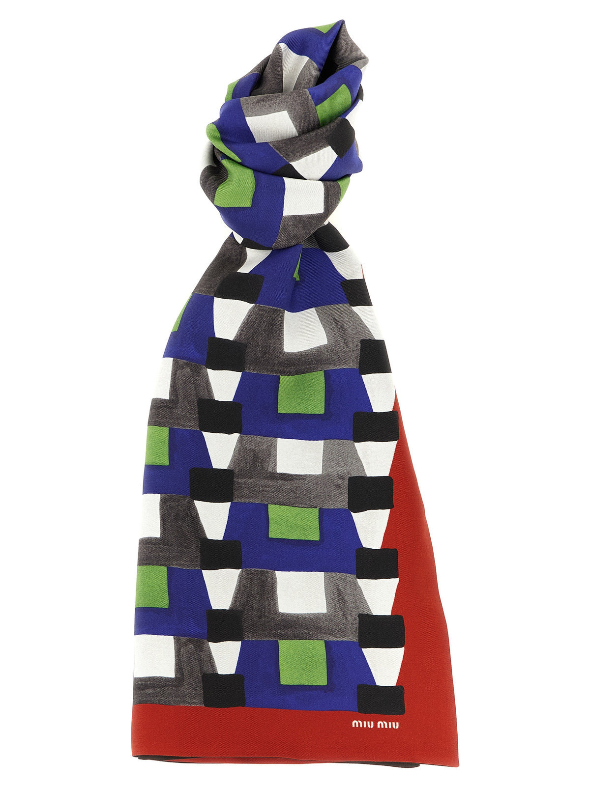 Miu Miu Multicolor Silk Women's Scarf
