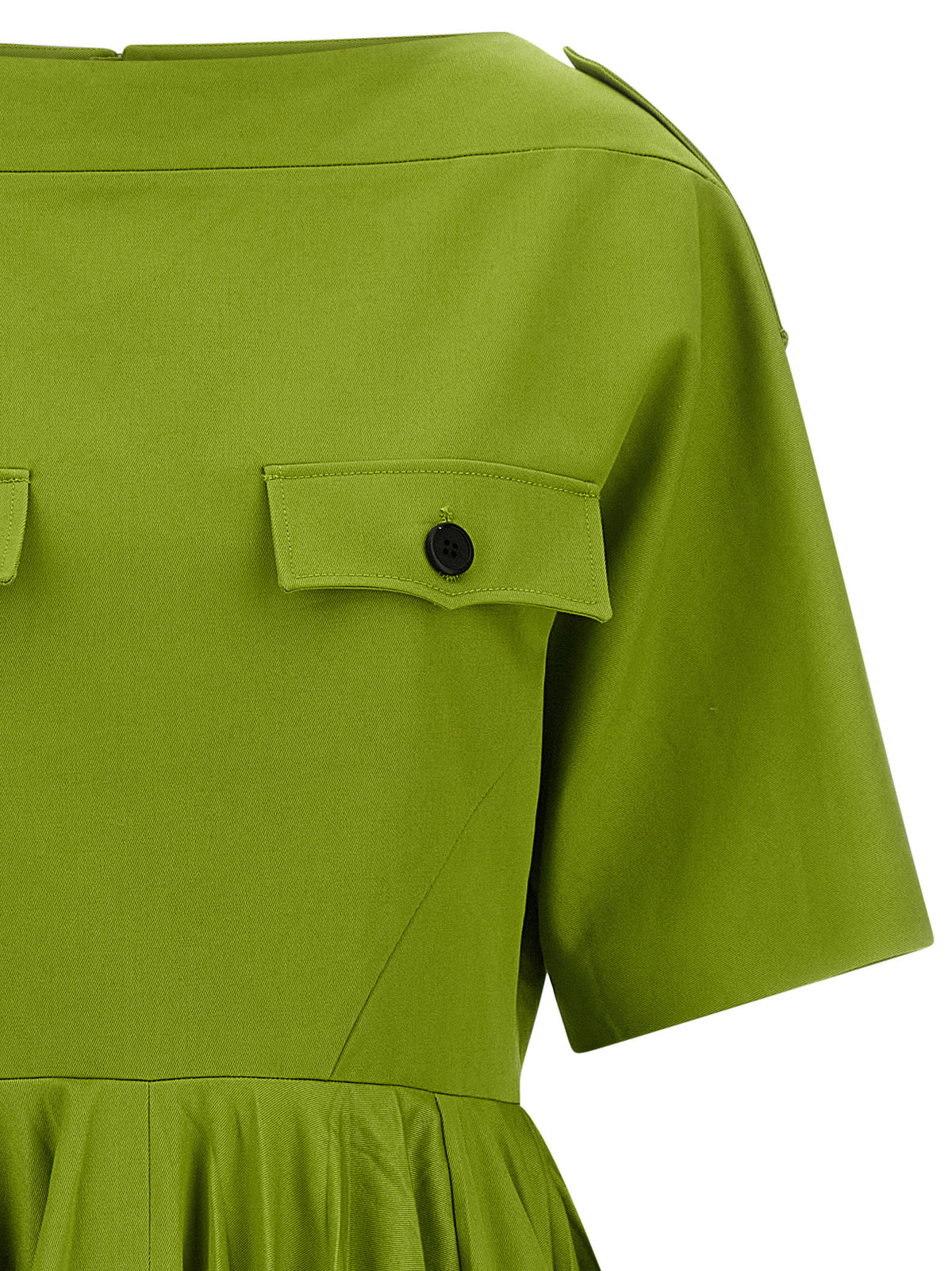 Prada Bicolor Cotton Casual Women's Dress