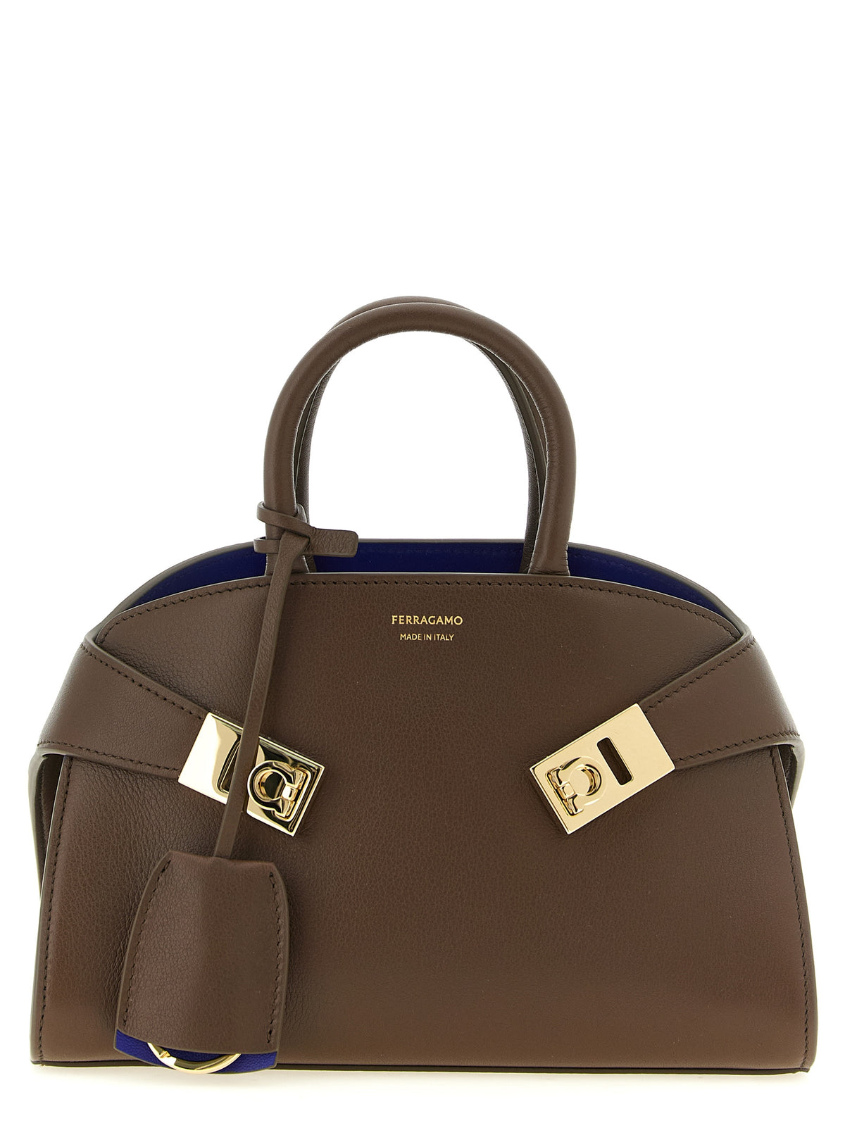 Ferragamo Brown Calfskin Women's Handbag