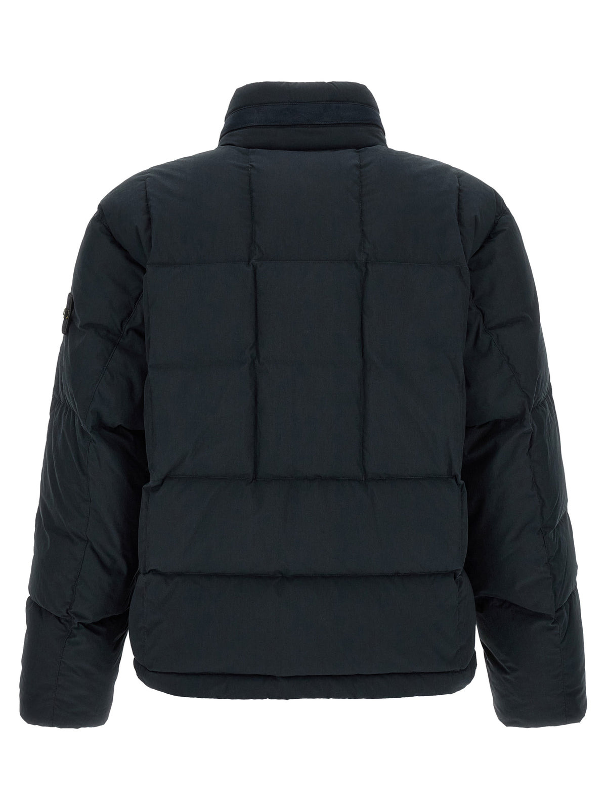 Stone Island Blue Cotton Full-Length Men's Jacket