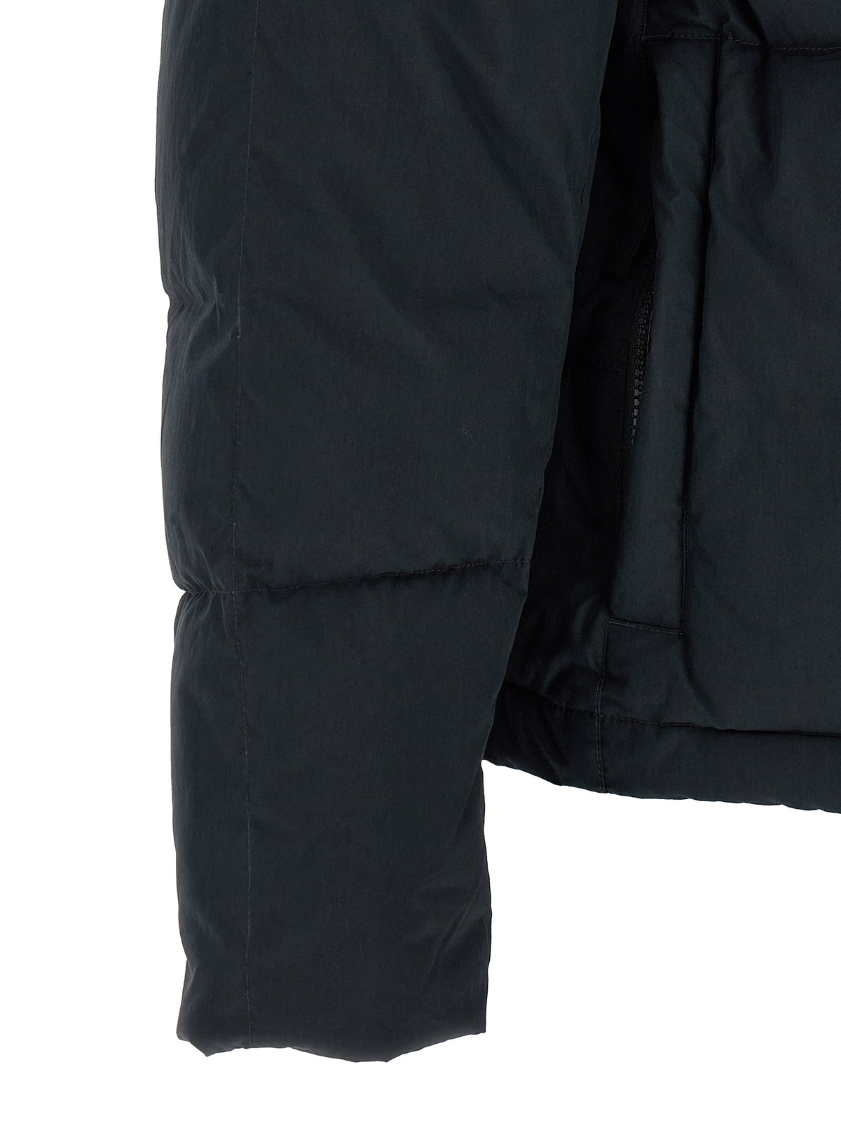 Stone Island Blue Cotton Full-Length Men's Jacket