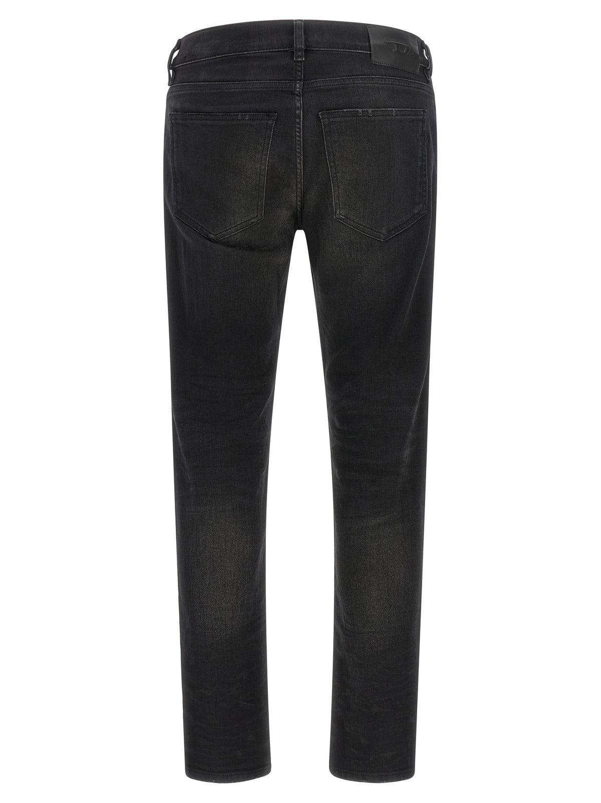Diesel Black Cotton Tapered Men's Jeans
