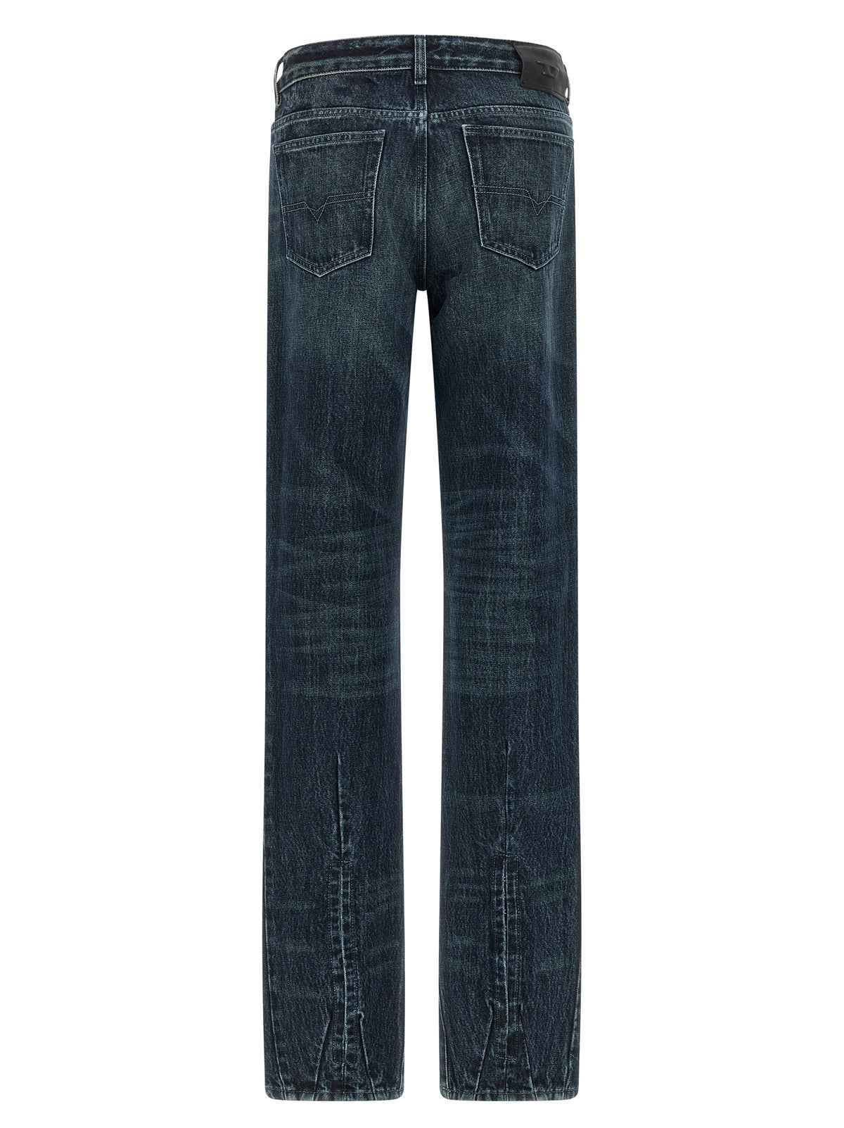 Diesel Blue Cotton Straight-Leg Women's Jeans