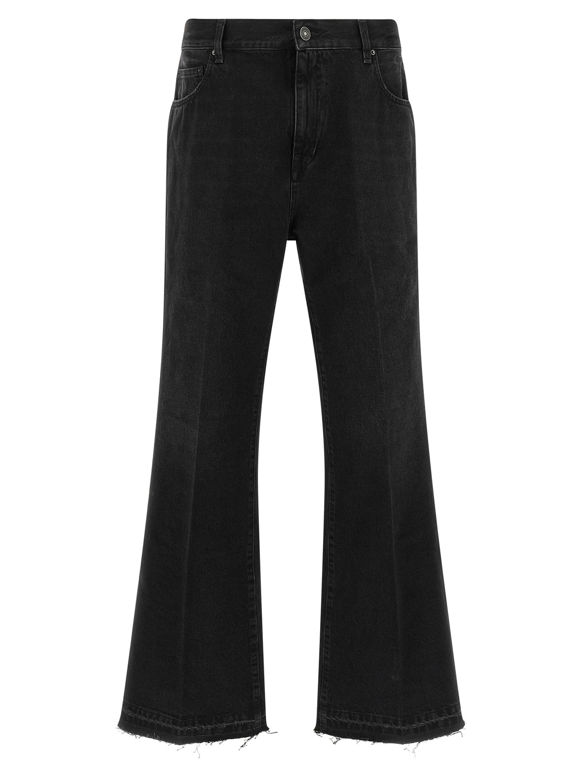 Amiri Black Cotton Flared Men's Jeans