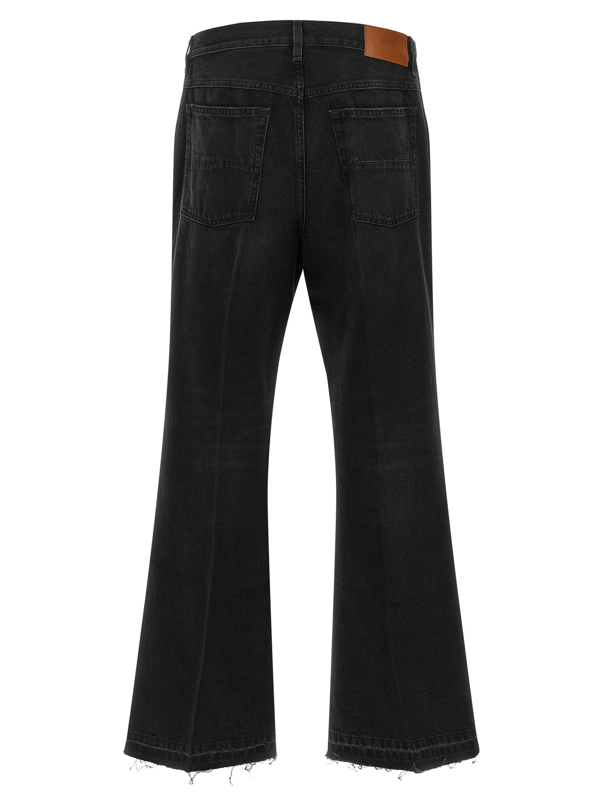 Amiri Black Cotton Flared Men's Jeans