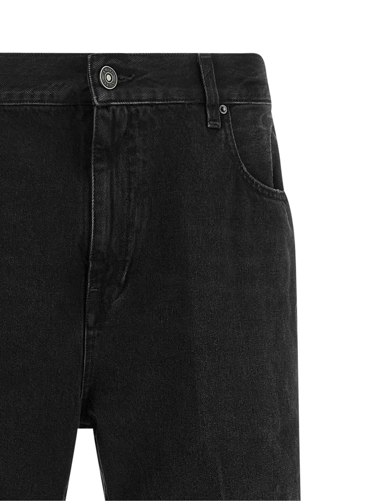 Amiri Black Cotton Flared Men's Jeans