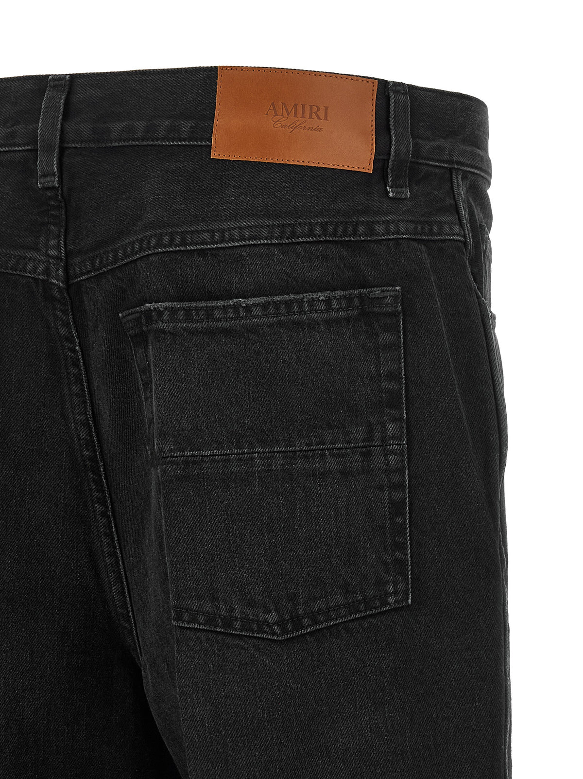 Amiri Black Cotton Flared Men's Jeans