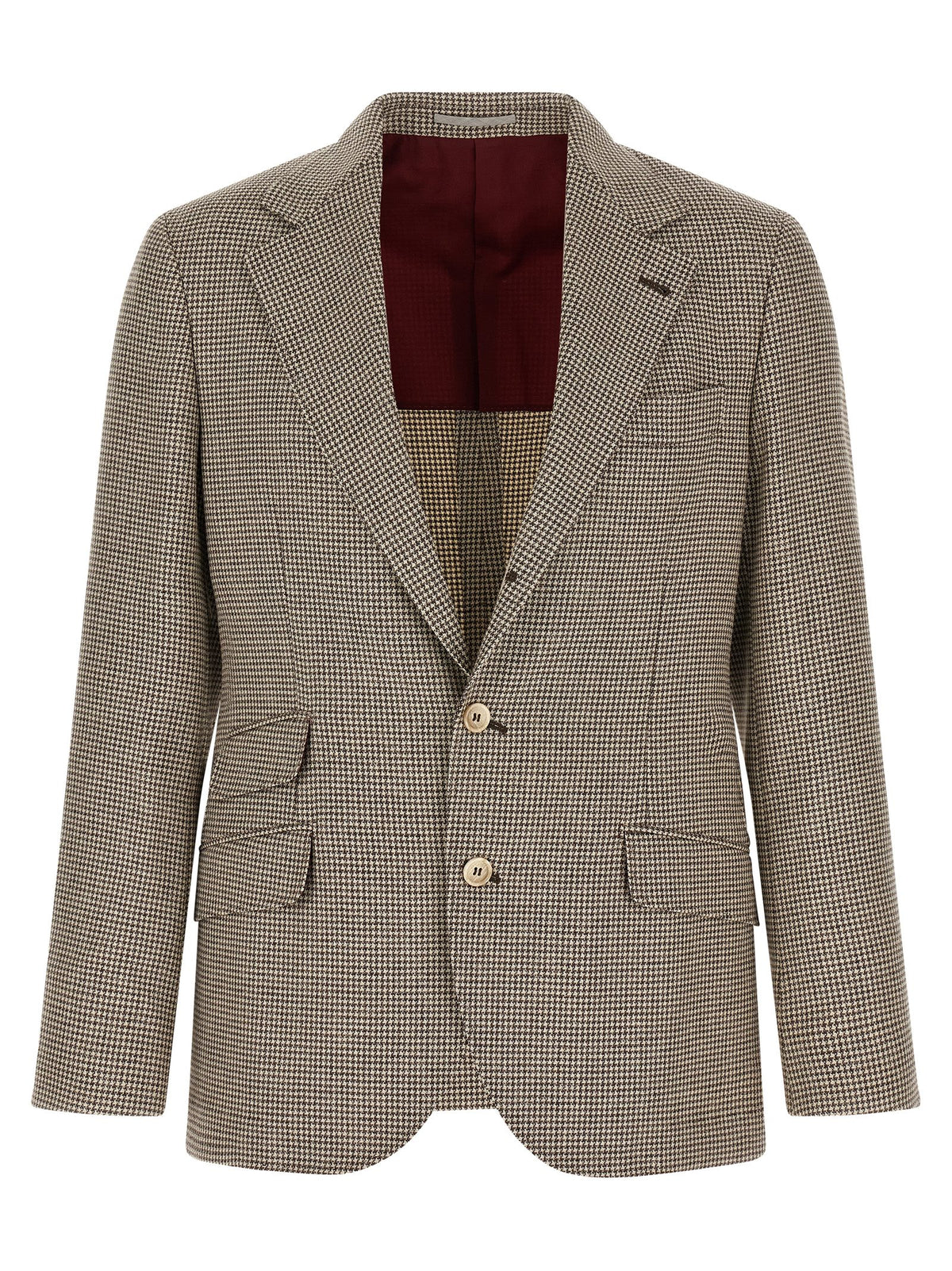 Brunello Cucinelli Gray Wool Men's Blazer
