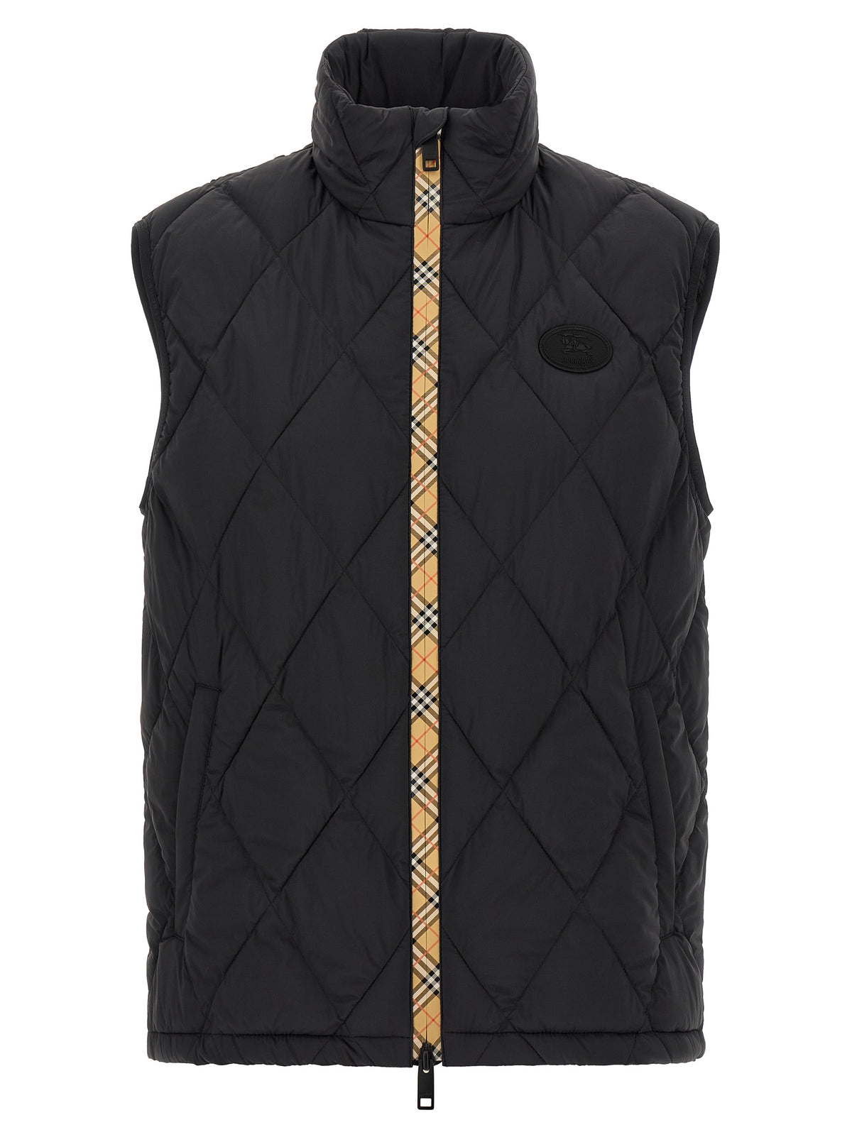 Burberry Black Polyamide Sleeveless Men's Jacket