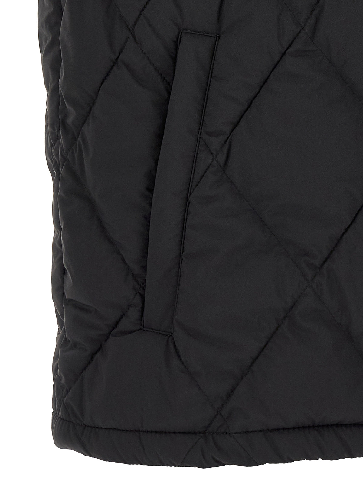 Burberry Black Polyamide Sleeveless Men's Jacket