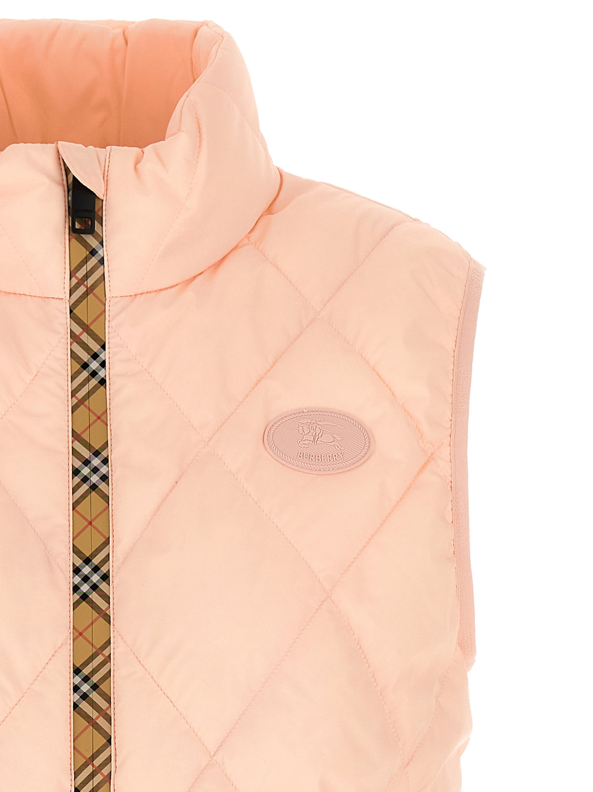 Burberry Multicolor Polyamide Sleeveless Women's Jacket