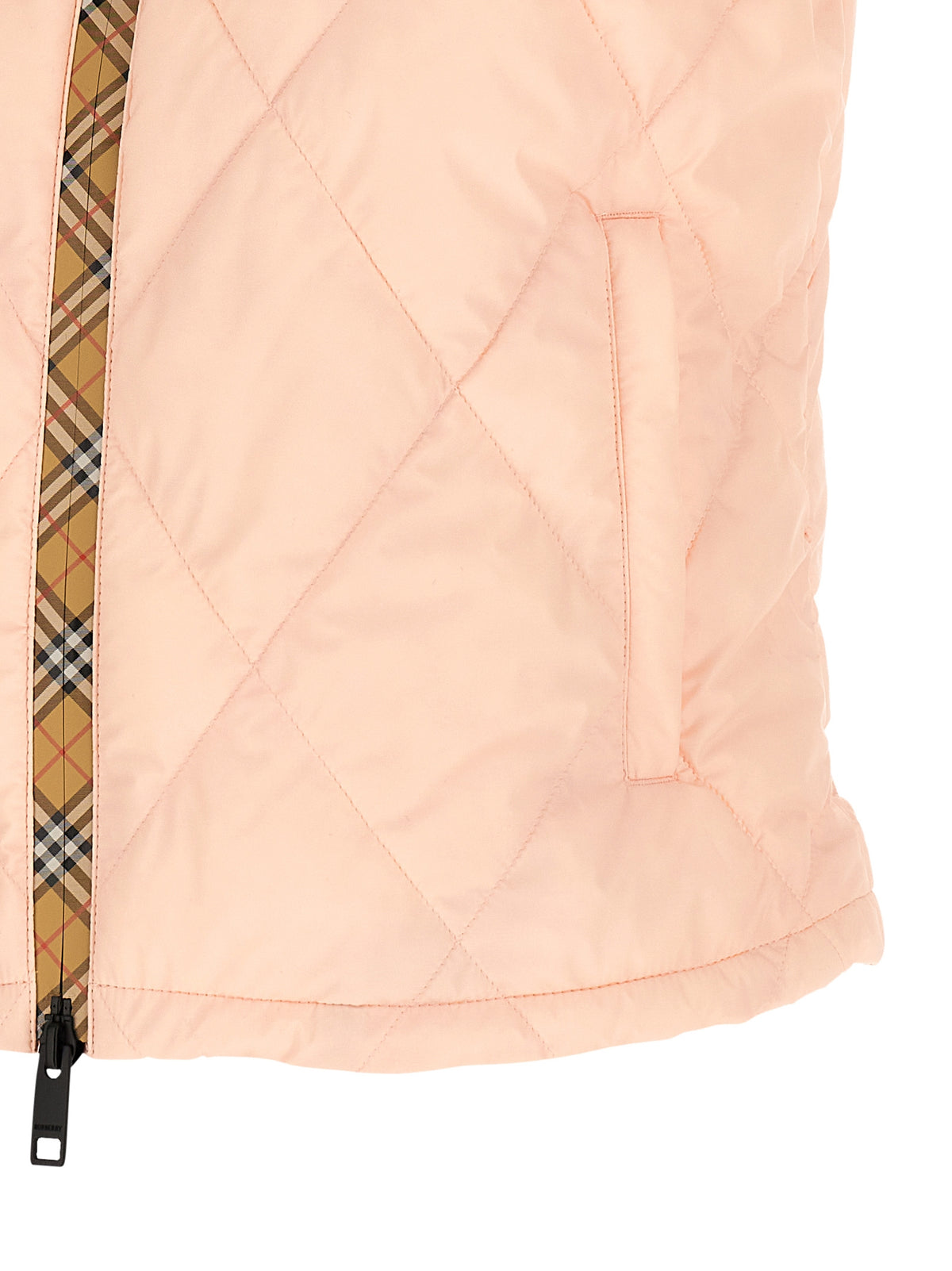 Burberry Multicolor Polyamide Sleeveless Women's Jacket