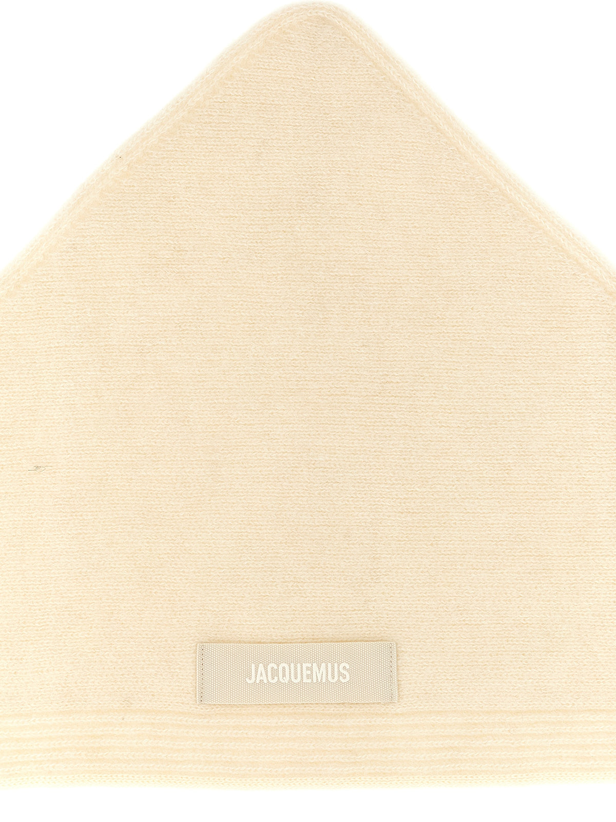 Jacquemus White Wool Women's Scarf