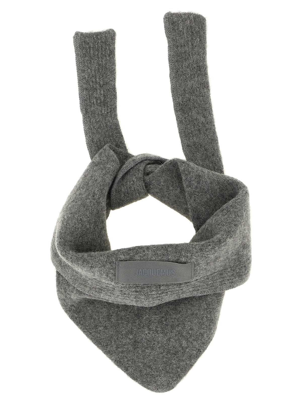Jacquemus Gray Wool Women's Scarf