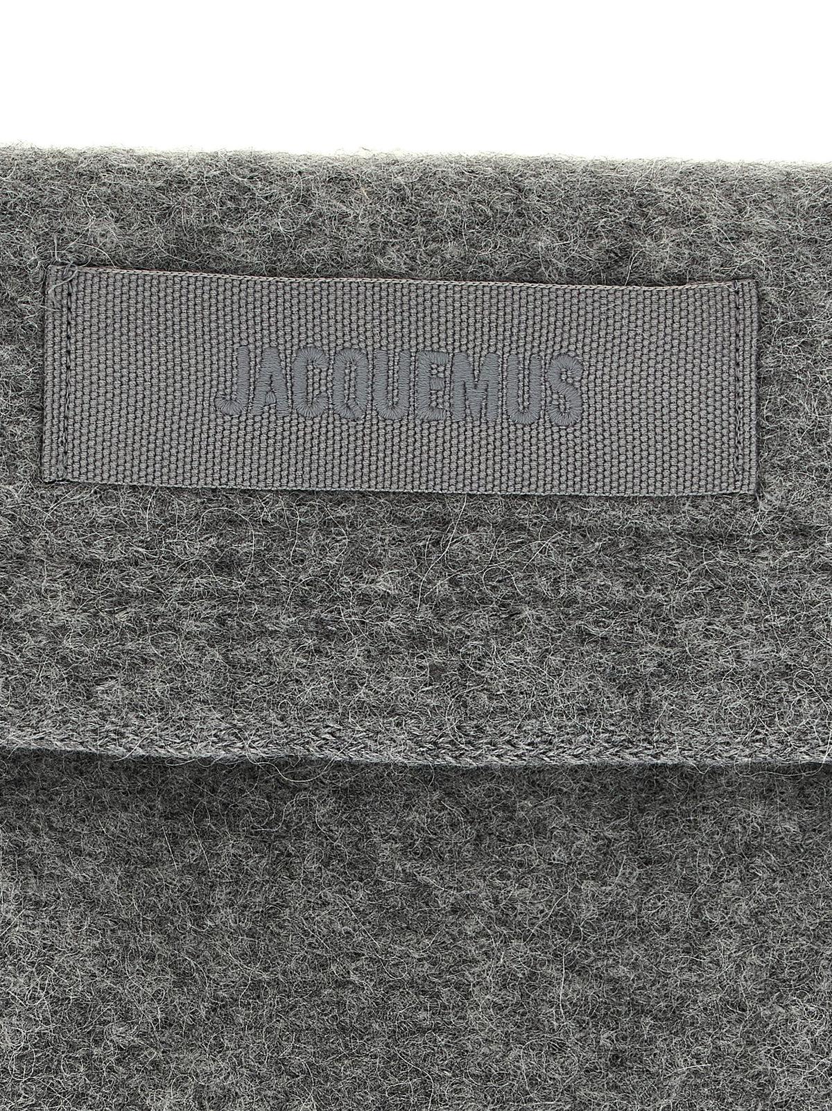 Jacquemus Gray Wool Women's Scarf