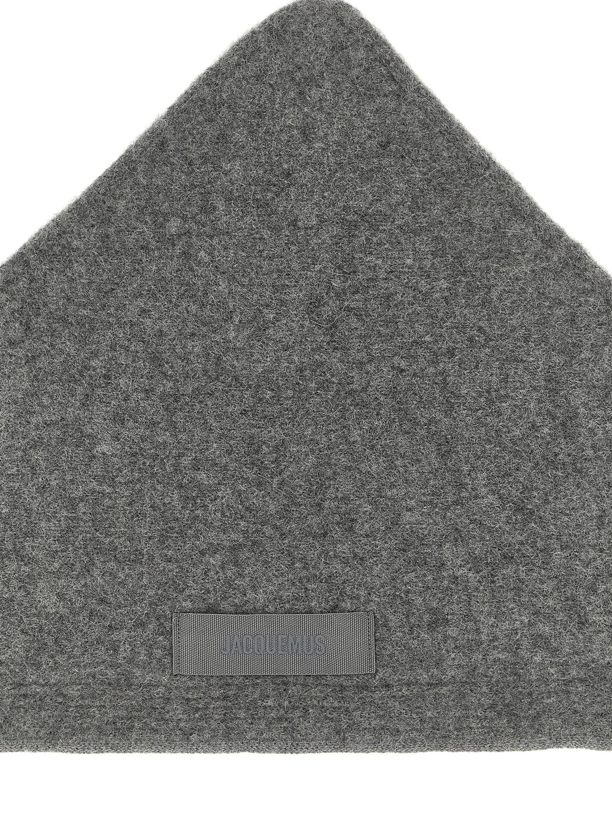 Jacquemus Gray Wool Women's Scarf