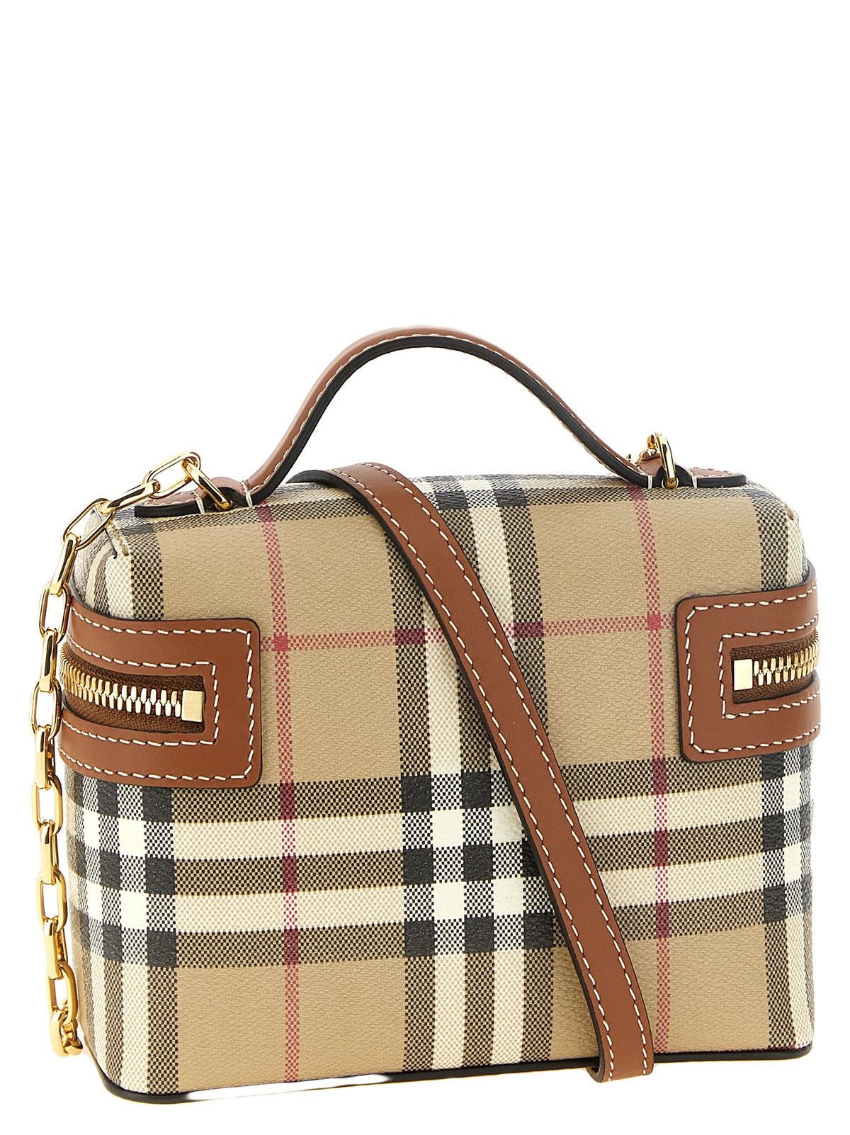 Burberry Beige Polyethylene Crossbody Women's Bag