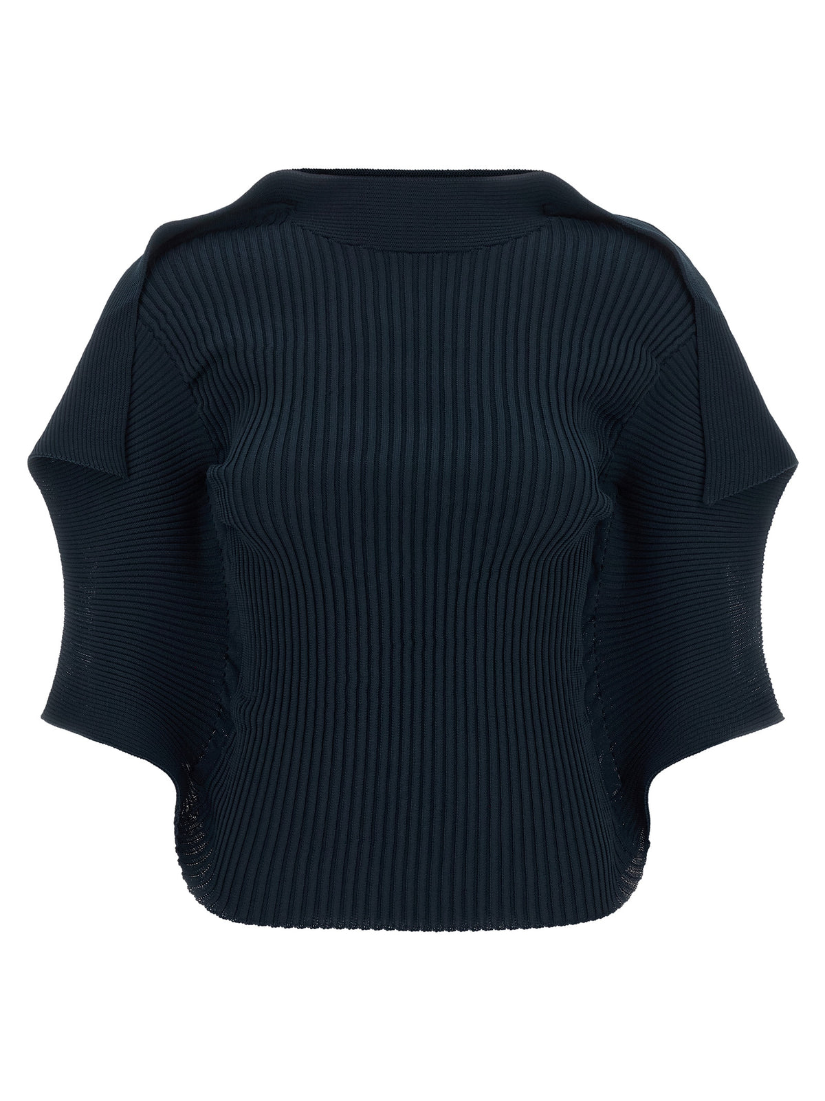 Issey Miyake Blue Polyester Pattern Women's Shirt