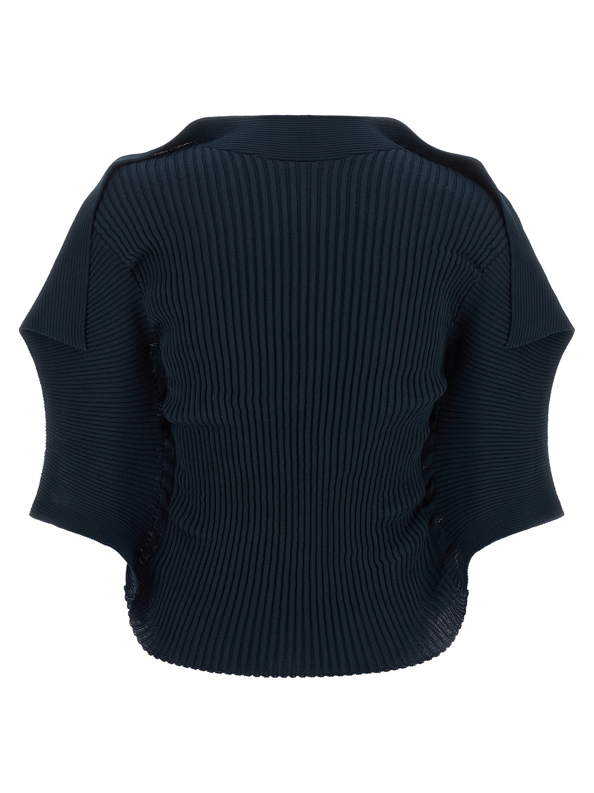 Issey Miyake Blue Polyester Pattern Women's Shirt