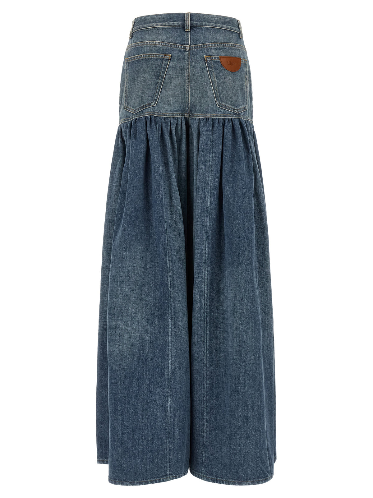 Chloé Blue Denim Women's Skirt