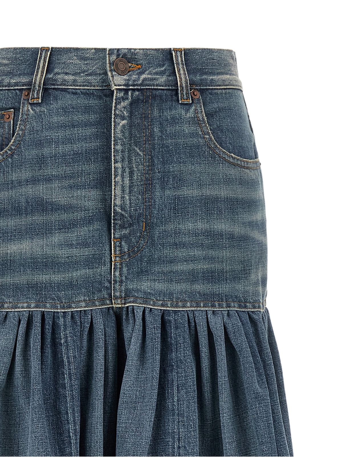 Chloé Blue Denim Women's Skirt