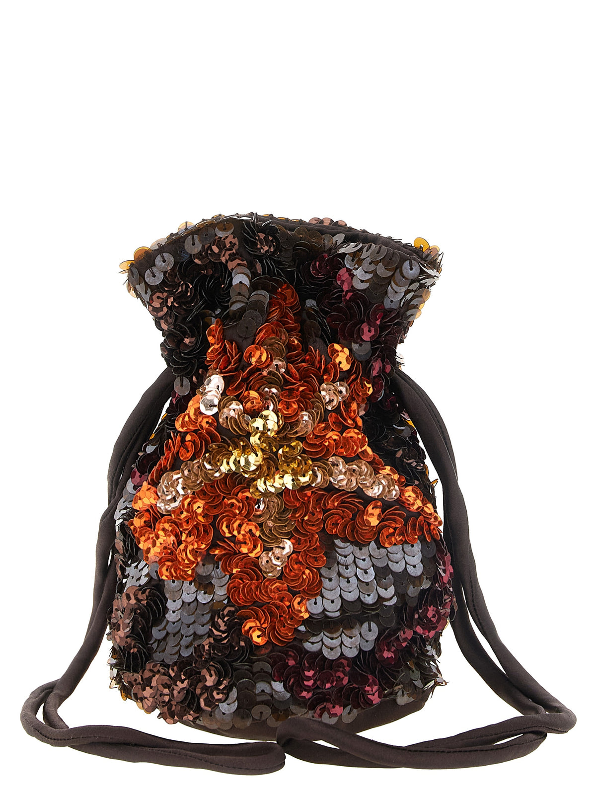 P.A.R.O.S.H. Brown Polyamide Shoulder Women's Bag
