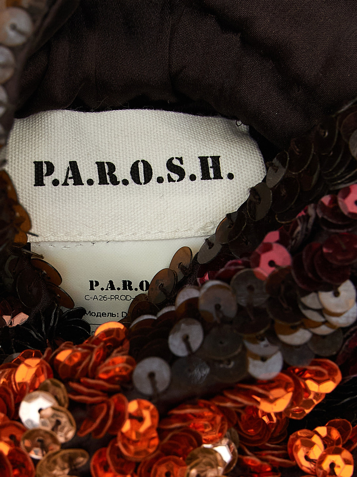 P.A.R.O.S.H. Brown Polyamide Shoulder Women's Bag