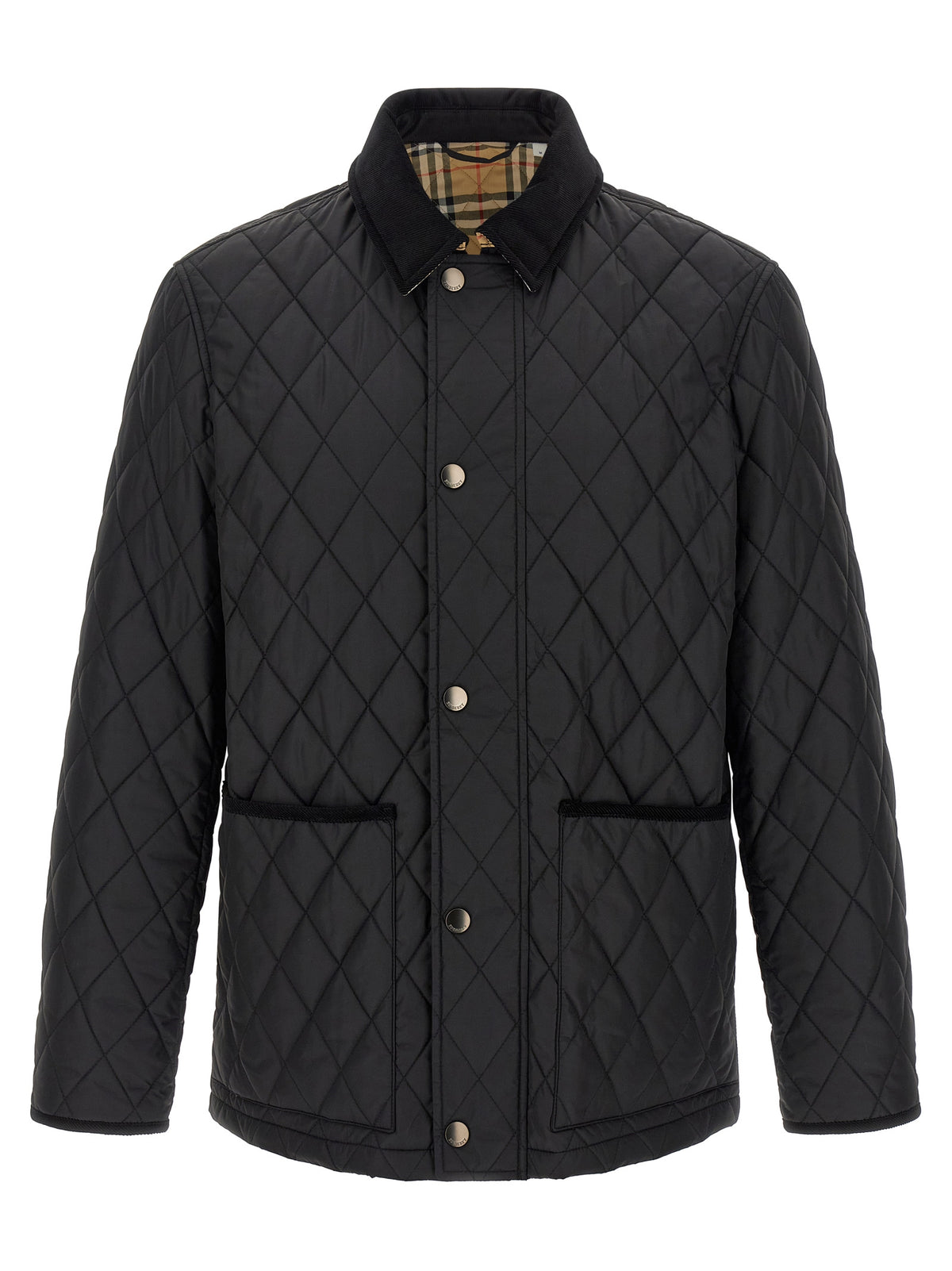 Burberry Black Polyamide Full-Length Men's Jacket